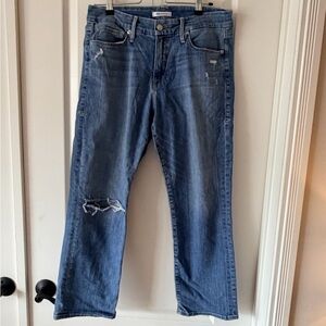 Good American Light Blue Straight Jeans